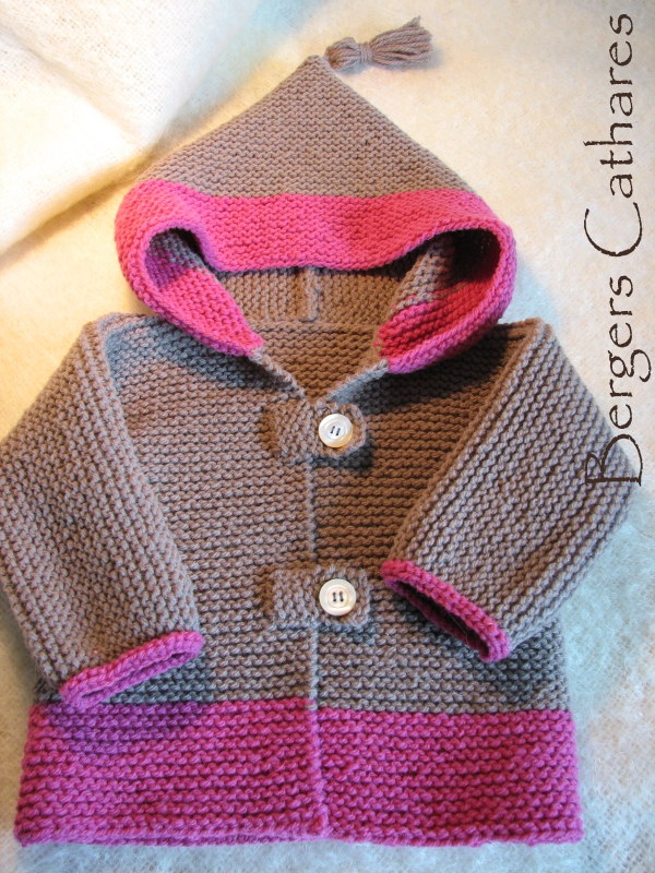 tricoter manteau bebe