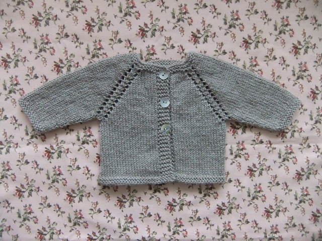 gilet pour bebe au tricot