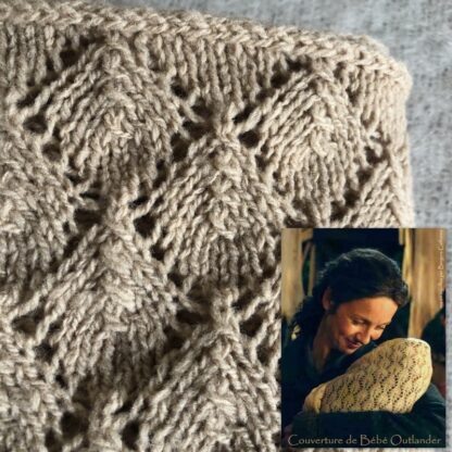 couverture bébé outlander laine