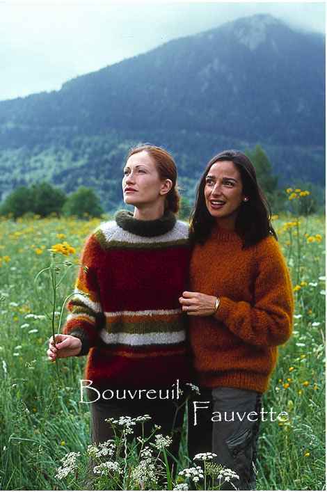 Love : pull mohair/laine Préciolaine - Kit à tricoter / Tricoté main - Les  Bergers Cathares