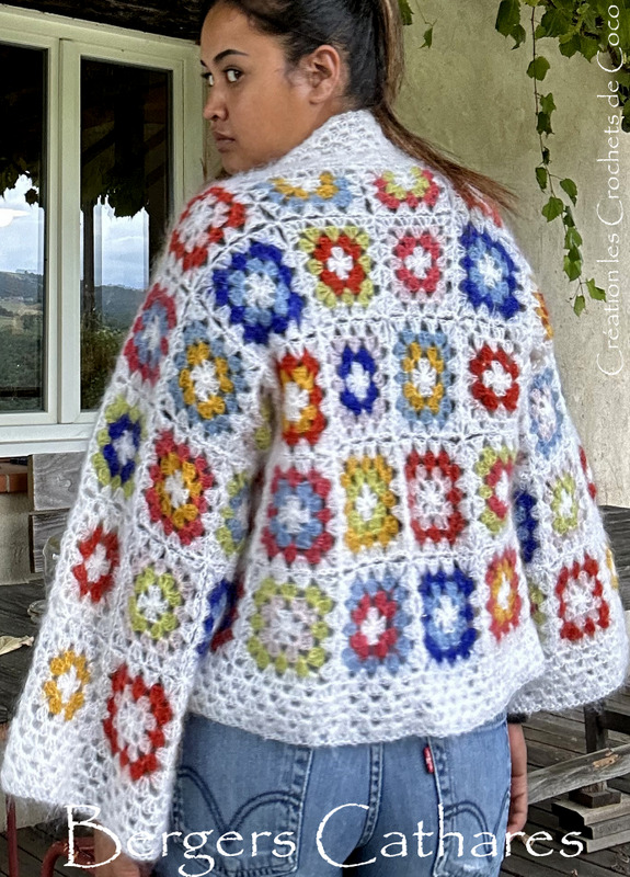 Peyrepertuse : débardeur sans manches laine - Kit à tricoter
