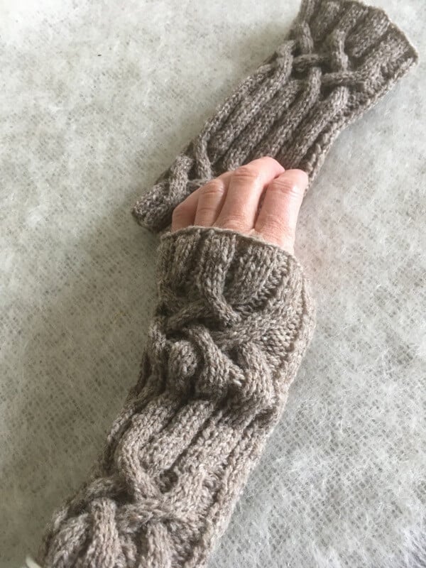 Mitaine outlander, gants laine, torsades blanches, mitaines de claire