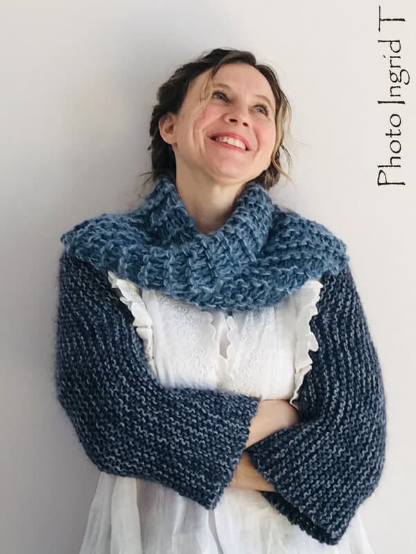 Outlander Boléro – Pure laine Estive et Mohair Précieuse