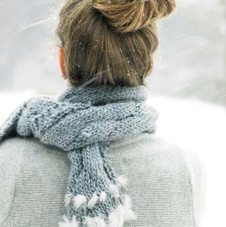 Patron tricot châle laine mohair fait main en France