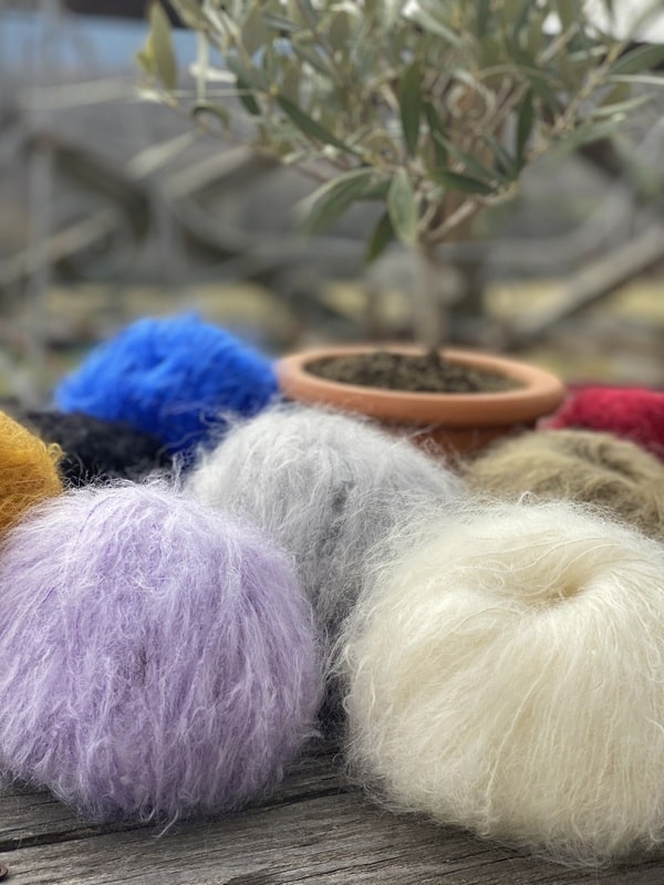 Mohair Flocon à tricoter