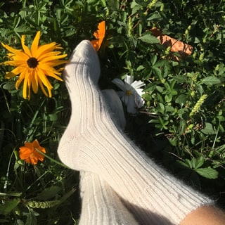 Chaussettes en mohair, respirante et solide bergers cathares